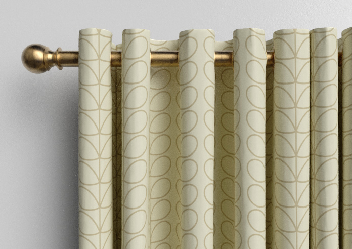 Orla Kiely Linear Stem, Natural - Made to Measure Curtains - Image 12